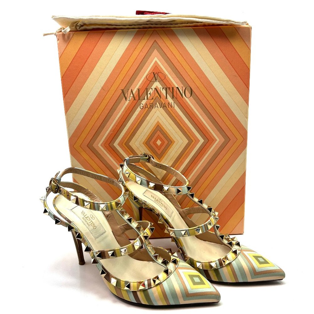 🌷❤️‍🔥FINAL SALE 🔥 NO OFFERS🌷💥Valentino Garavani Rockstud Heels 36 - Picture 11 of 12